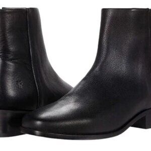 Frye - River Inside Zip Bootie - Black - Sz 8.5